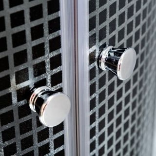 Душевая кабина Deto L 801 с гидромассажем BLACK 100х100х215 см